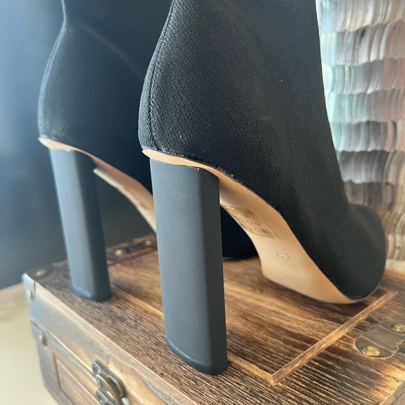 ALDO Delylah Ankle Boots in Black Textile Knit - Picture 8 of 11